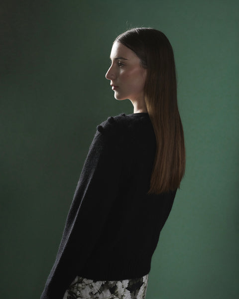 MENDIBURU CARDIGAN IN BLACK