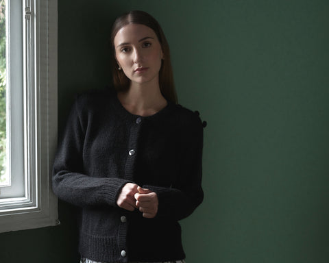 MENDIBURU CARDIGAN IN BLACK