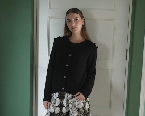 MENDIBURU CARDIGAN IN BLACK