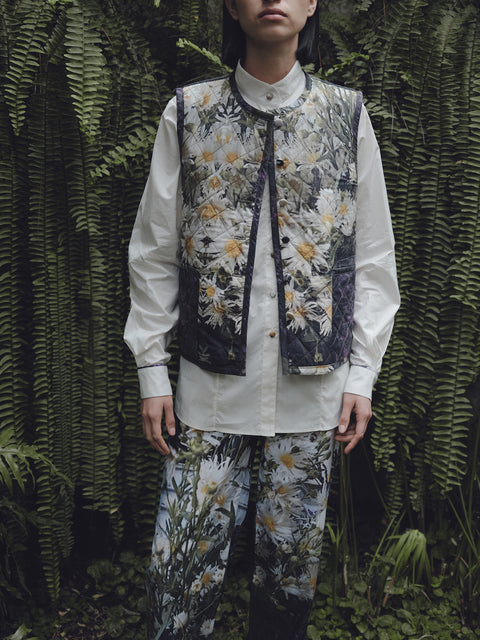 AZUCENA VEST IN MANZANILLA PRINT