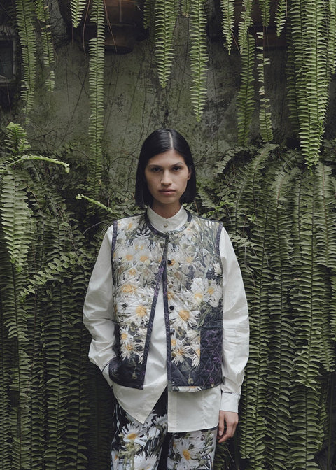 AZUCENA VEST IN MANZANILLA PRINT