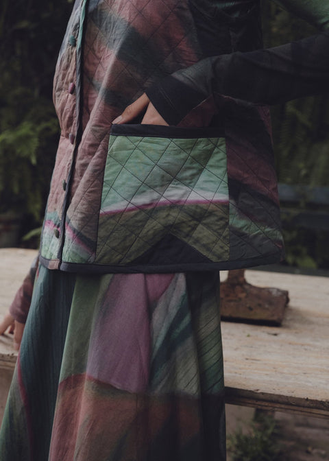 AZUCENA VEST IN RETAMA PRINT