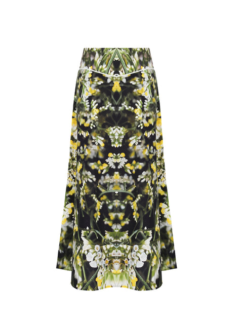 FATIMA SKIRT IN AMARILLA PRINT