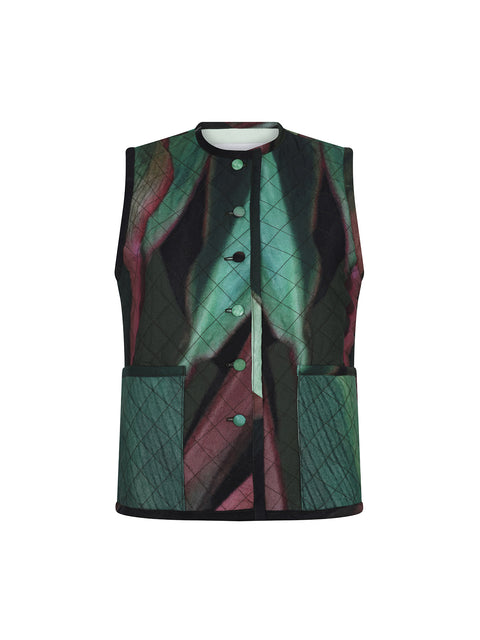 AZUCENA VEST IN RETAMA PRINT