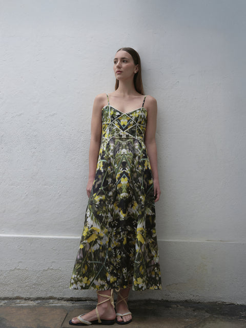 CAMPANILLA DRESS IN AMARILLA PRINT