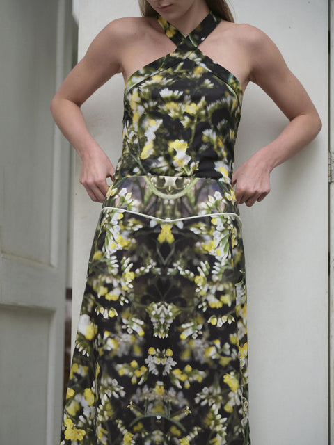 RETIRO TOP IN AMARILLA PRINT