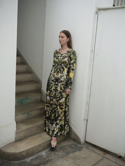 LEANDRA DRESS IN AMARILLA PRINT