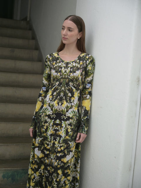 LEANDRA DRESS IN AMARILLA PRINT