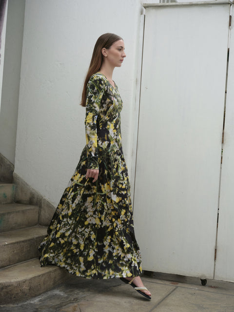 LEANDRA DRESS IN AMARILLA PRINT