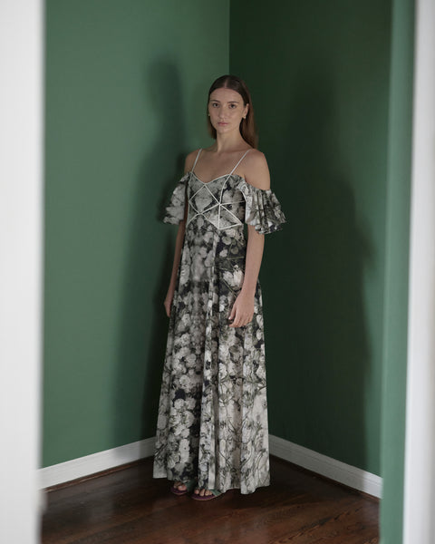 CASTAÑETA DRESS IN OCTUBRE PRINT