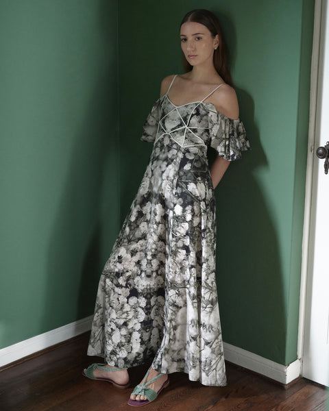 CASTAÑETA DRESS IN OCTUBRE PRINT