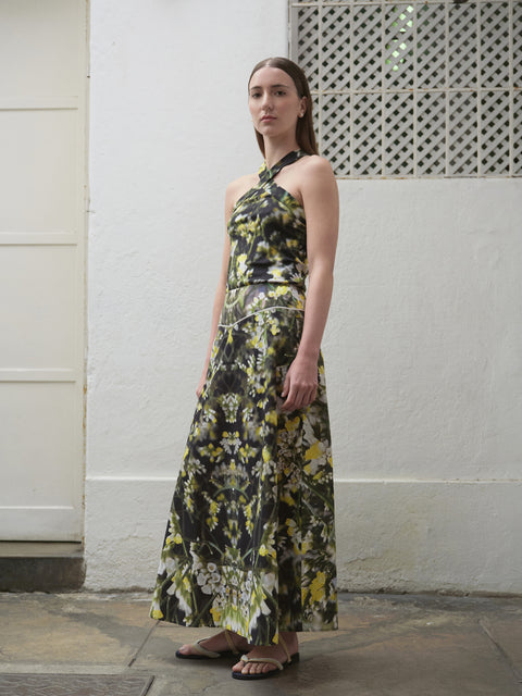 FATIMA SKIRT IN AMARILLA PRINT