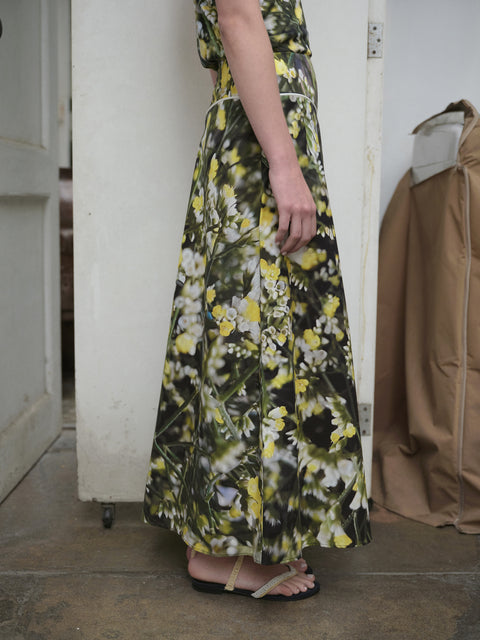 FATIMA SKIRT IN AMARILLA PRINT