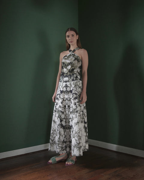 FATIMA SKIRT IN OCTUBRE PRINT