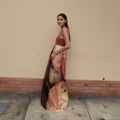 CAMANÁ DRESS IN PIPA FRIA PRINT